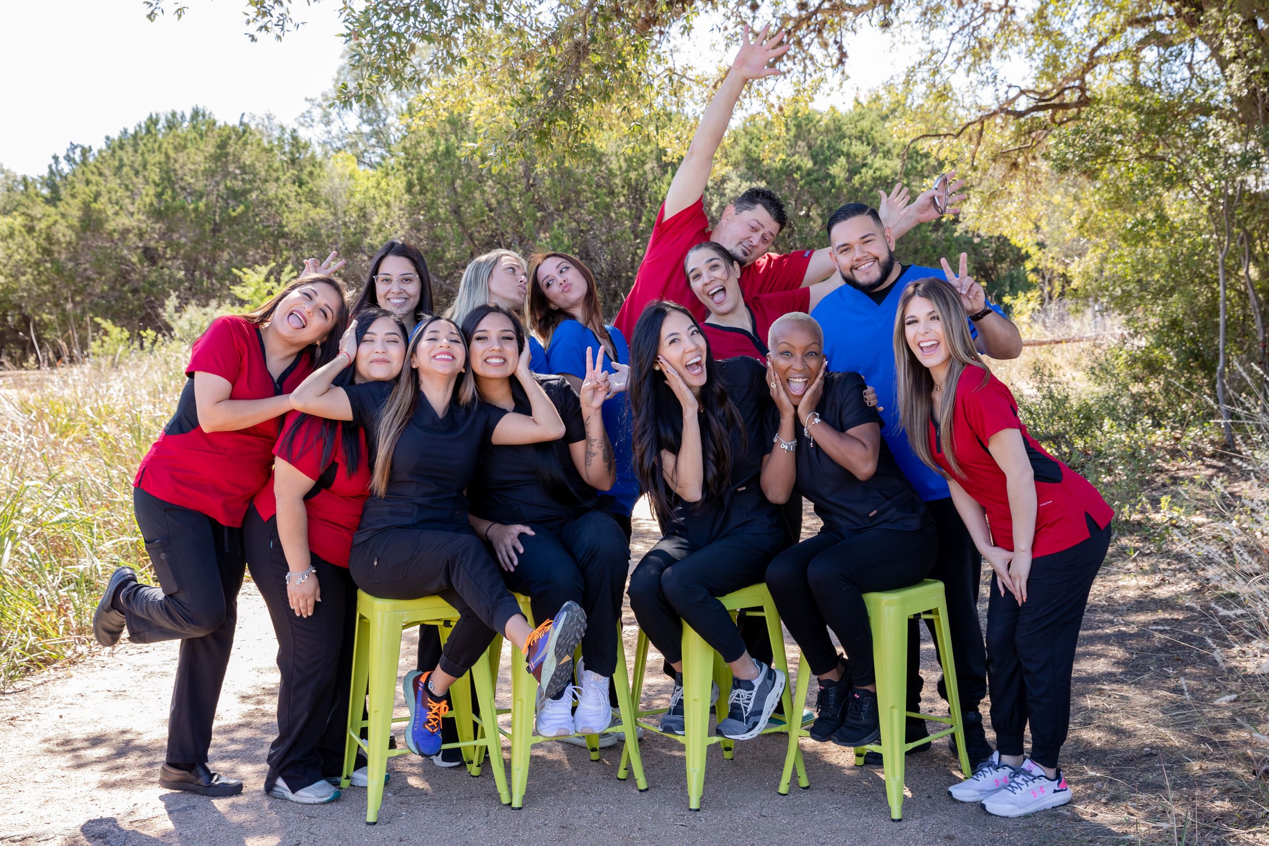 The Dentist For Kids Staff Group Photo